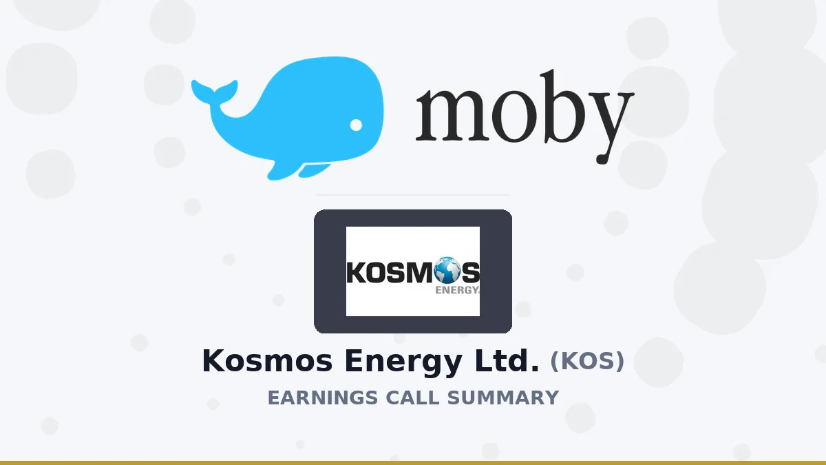 Kosmos Energy Ltd. Q2 2026 Earnings Call Summary