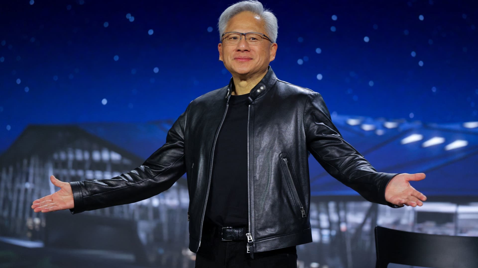 Nvidia stock closes at record, pushing market cap past $5 trillion - CNBC