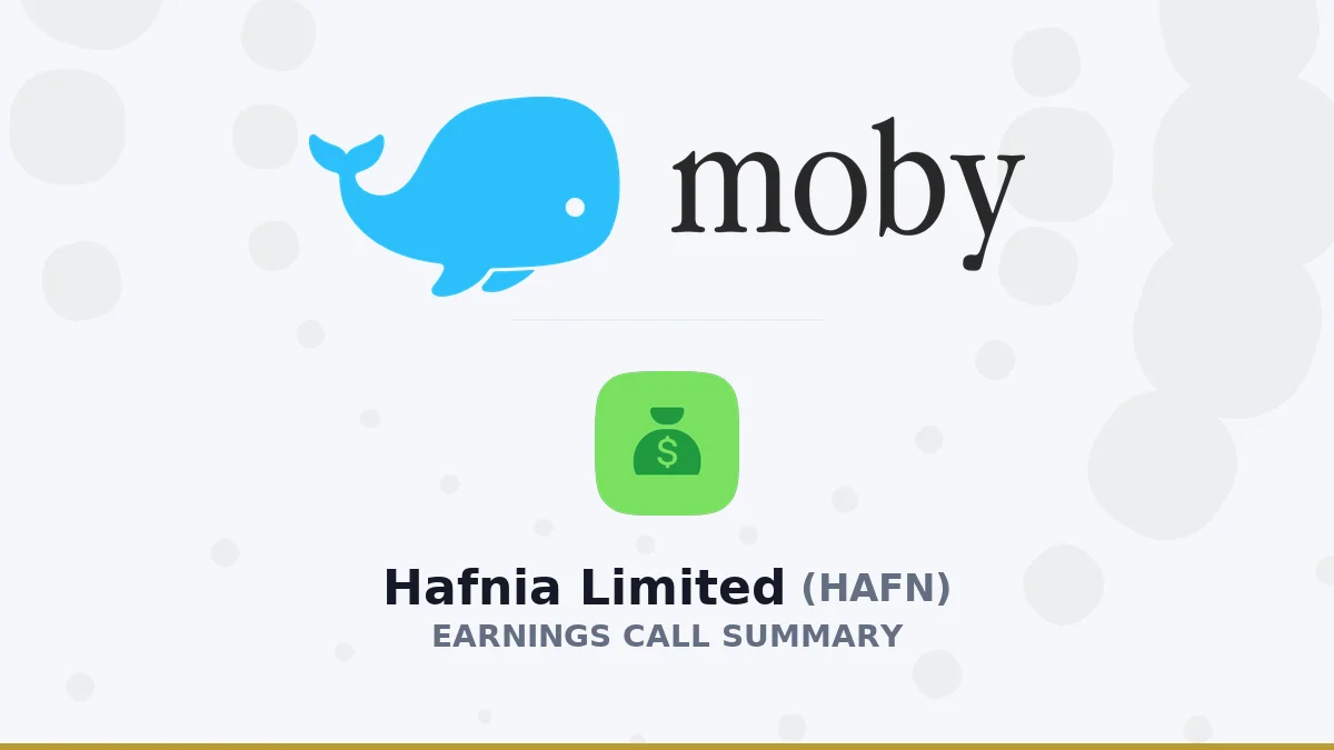 Hafnia Limited Q2 2026 Earnings Call Summary