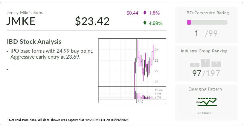 Analysts Fall Over Themselves With Bullish Ratings On IBD Stock Of The Day