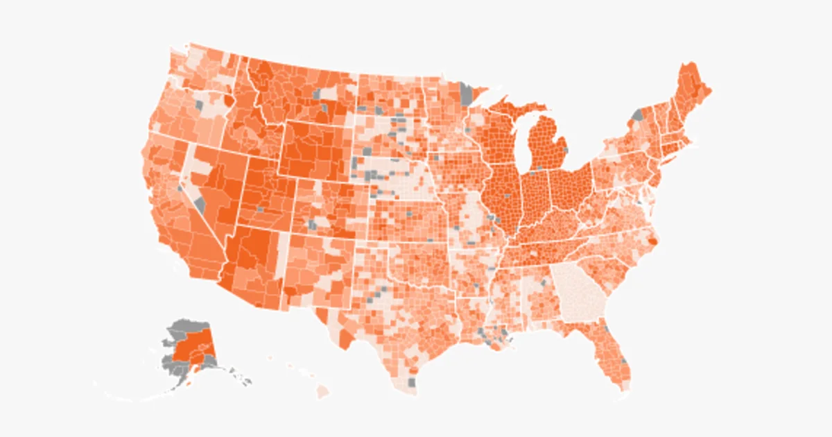 Map: See how gas prices have changed in the county where you live