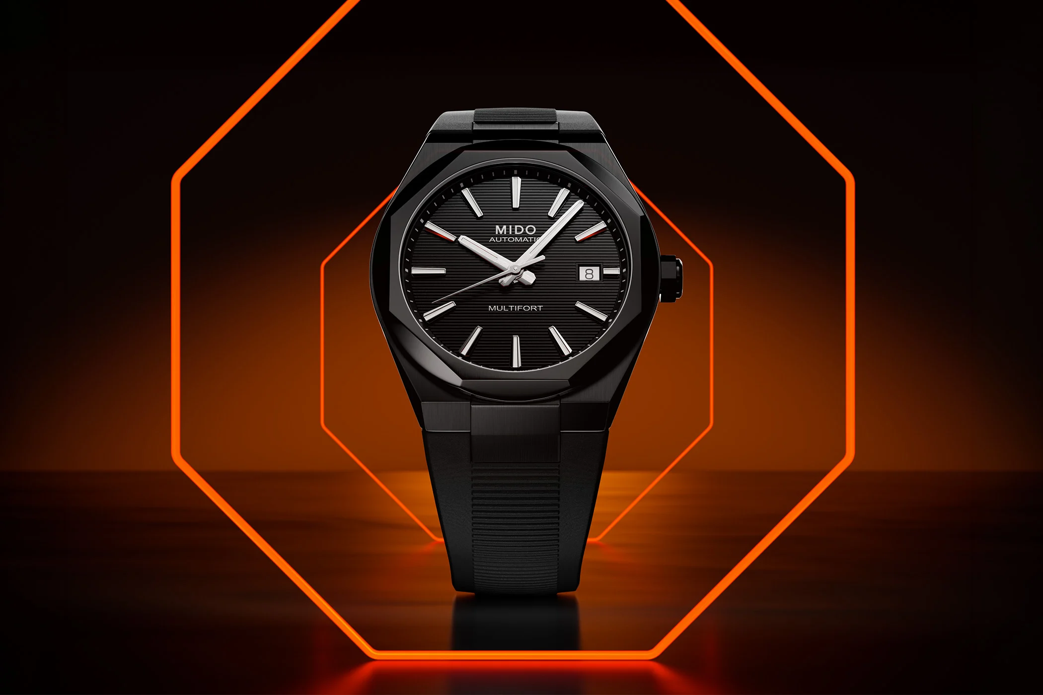Mido's Multifort 8 One Crown is Back in Black PVD