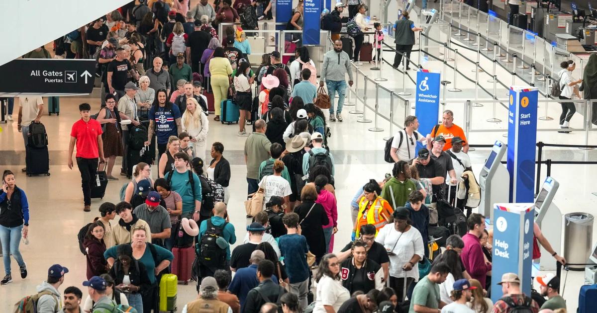 Airports grapple with hourslong wait times and TSA shortages amid partial shutdown
