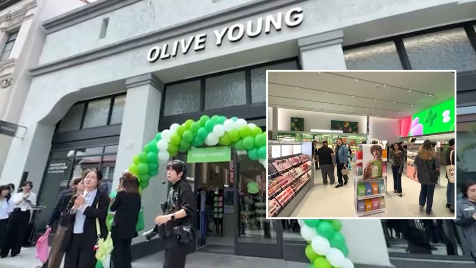 Olive Young Pasadena: K-beauty giant opens 1st US store right here in SoCal - ABC7 Los Angeles