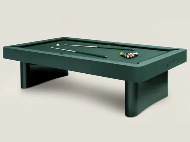 Hermès unveils ultra-luxury pool table with matching designer cue sticks