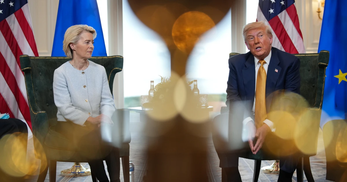 E.U. hits the brakes on U.S. trade deal after Trump threatens 15% global tariffs