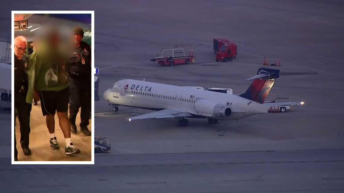 'Unruly' passenger forces flight to return to Hobby Airport, Delta Airlines says - KHOU