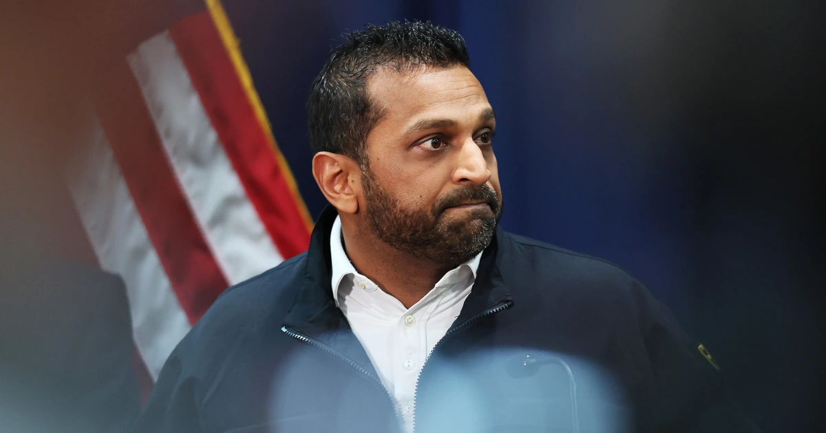 Kash Patel sues The Atlantic over report alleging excessive drinking and absences