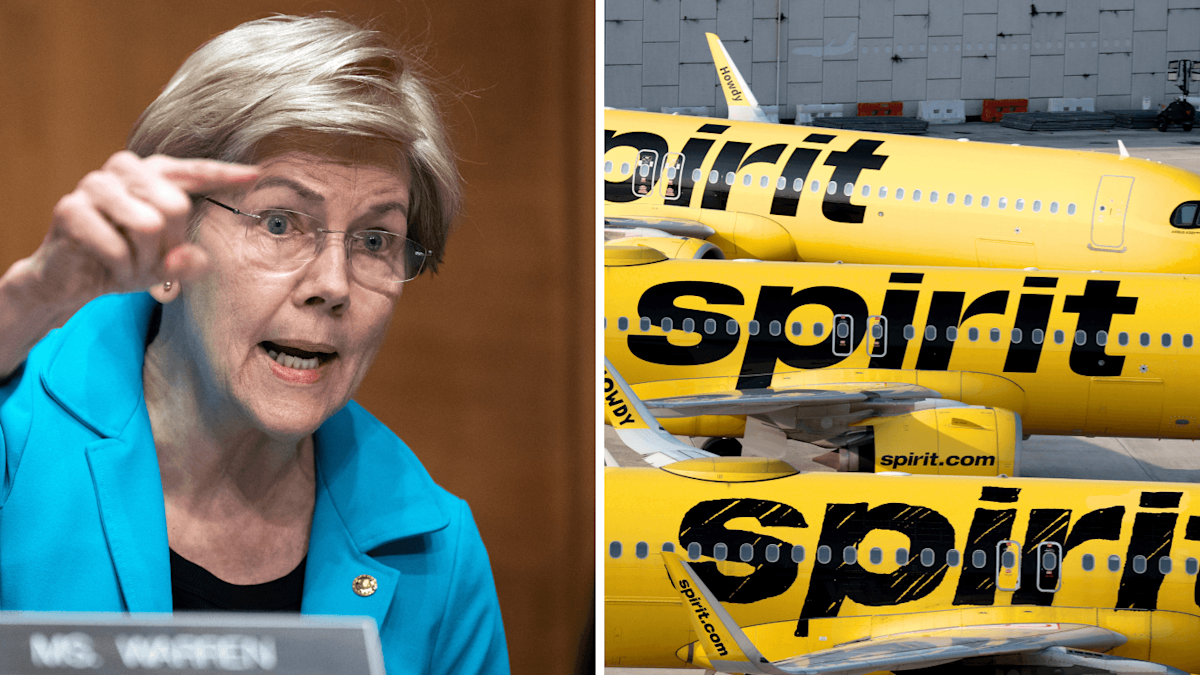 Elizabeth Warren hailed blocking the $3.8B Spirit-JetBlue merger as a 'Biden win for flyers.' Now Spirit is gone - Yahoo Finance