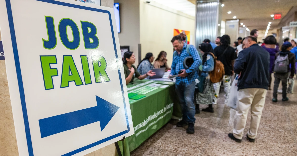 The job market is off to a rocky start this year, new data shows