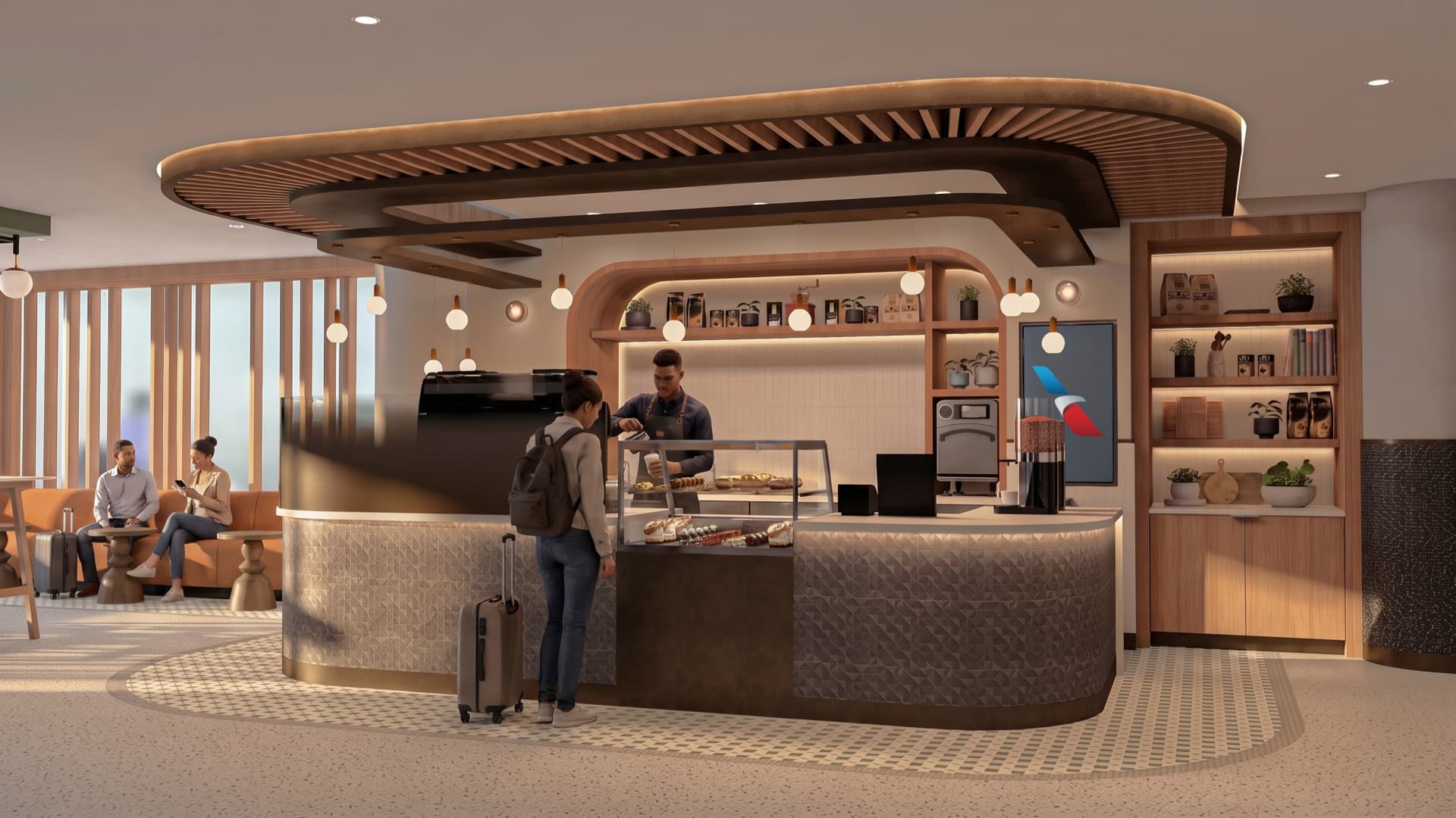 American Airlines brings grab-and-go lounge to New York's JFK - CNBC