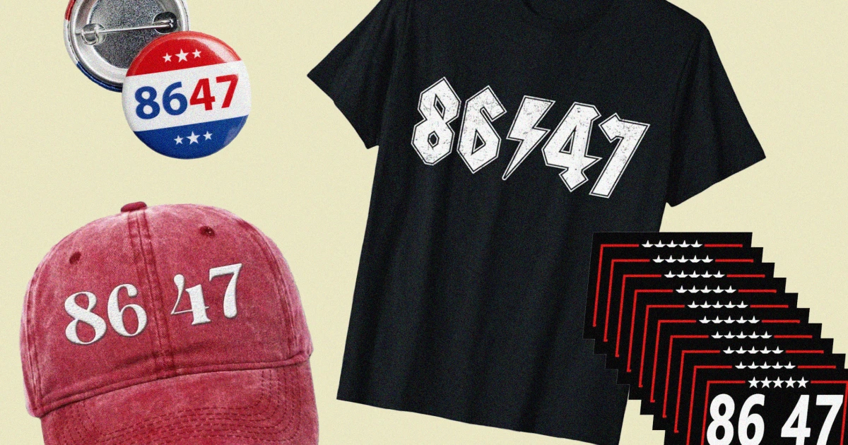 'Arrest us all,' says congressional candidate who sells and wears '8647' merch