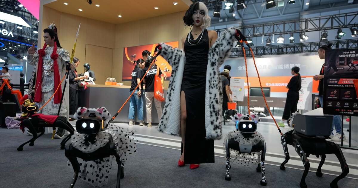 China's robot dogs and humanoids dazzle Beijing crowd amid U.S. security fears